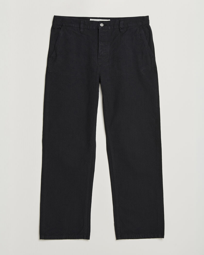 Nudie Jeans Tuff Tony Duck Canvas Pants Black – Nero