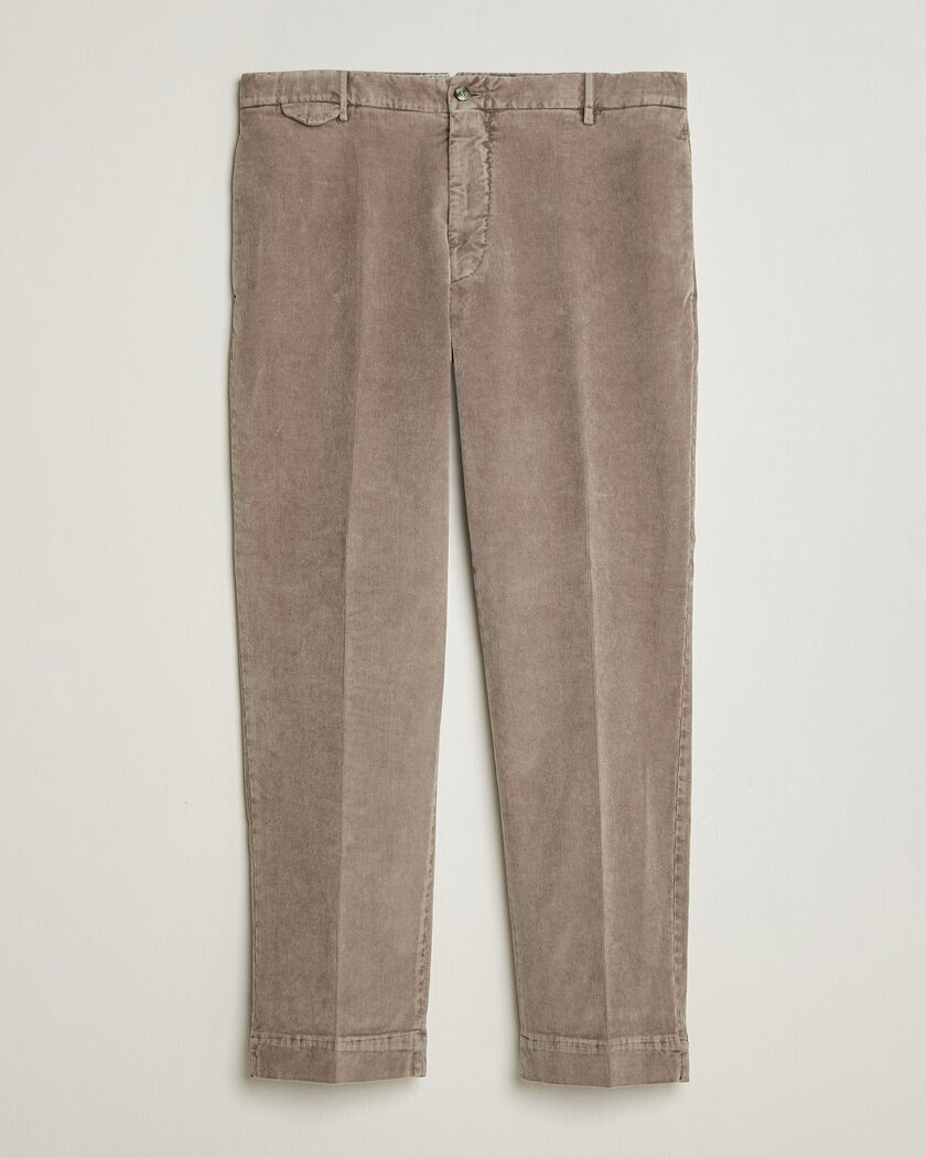 Santaniello Corduroy Trousers Taupe – Beige