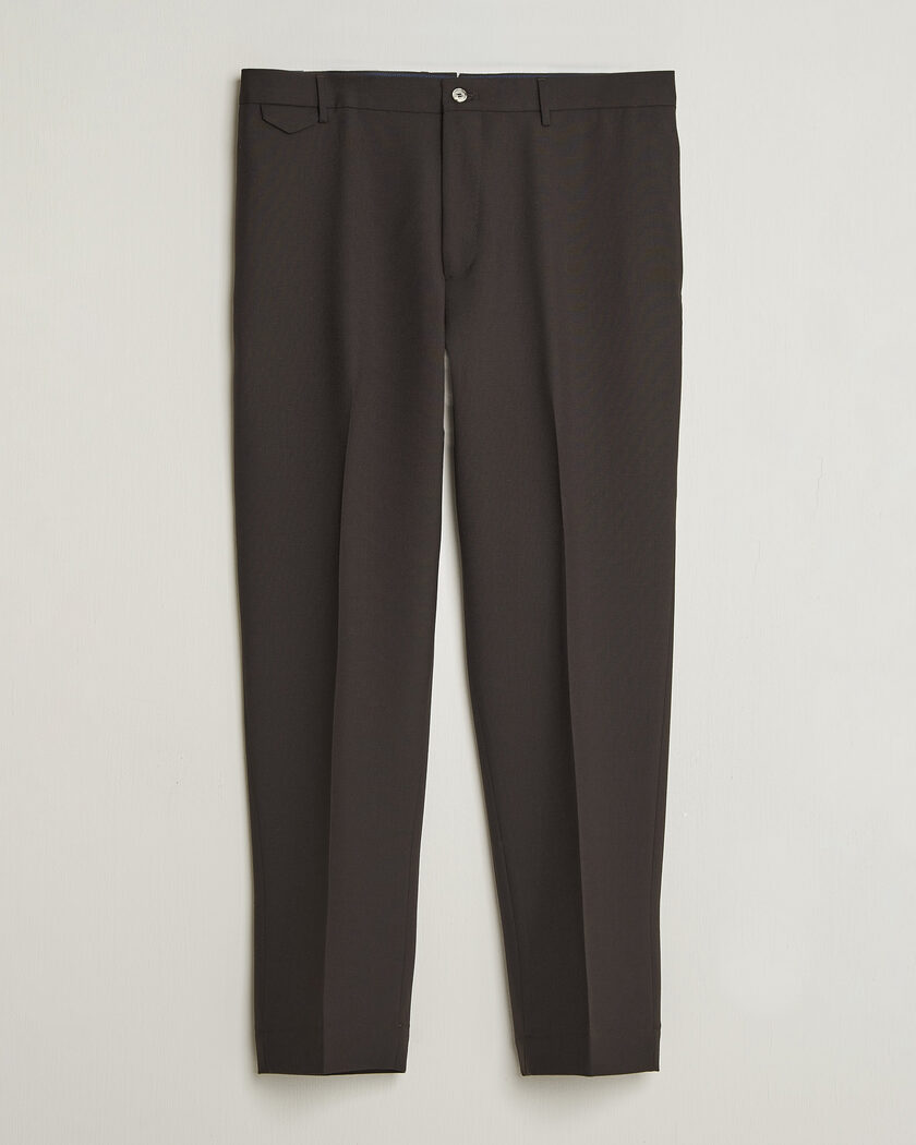 Santaniello Wool Trousers Brown – Marrone