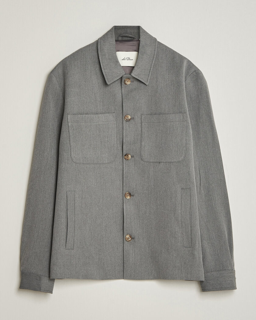 LES DEUX Marsielle Hybrid Jacket Grey Melange – Grigio
