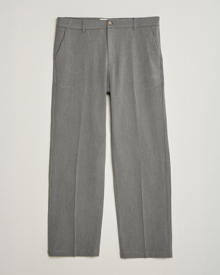 LES DEUX Como Solid Slack Pants Grey Melange – Grigio