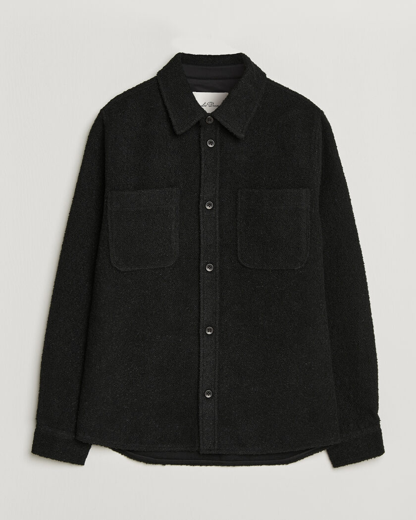 LES DEUX Boucle Overshirt Black – Nero