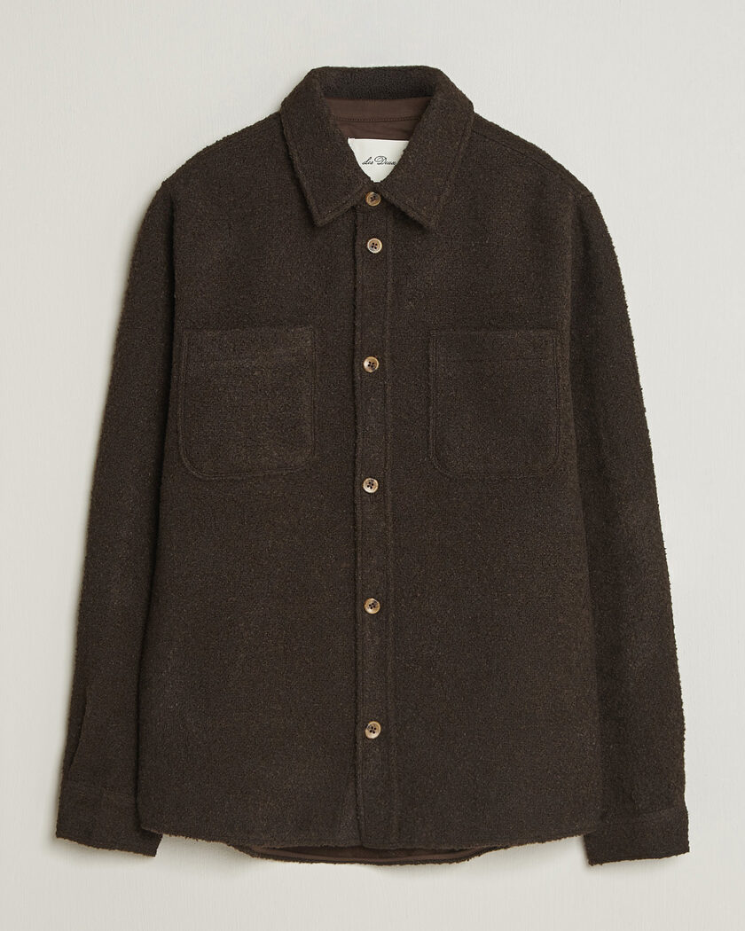 LES DEUX Boucle Overshirt Delicioso – Marrone