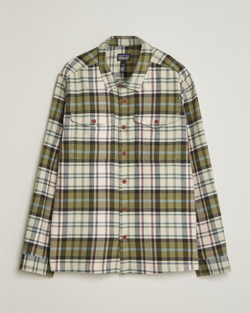 Patagonia Fjord Flannel Shirt Weathered Stone – Verde