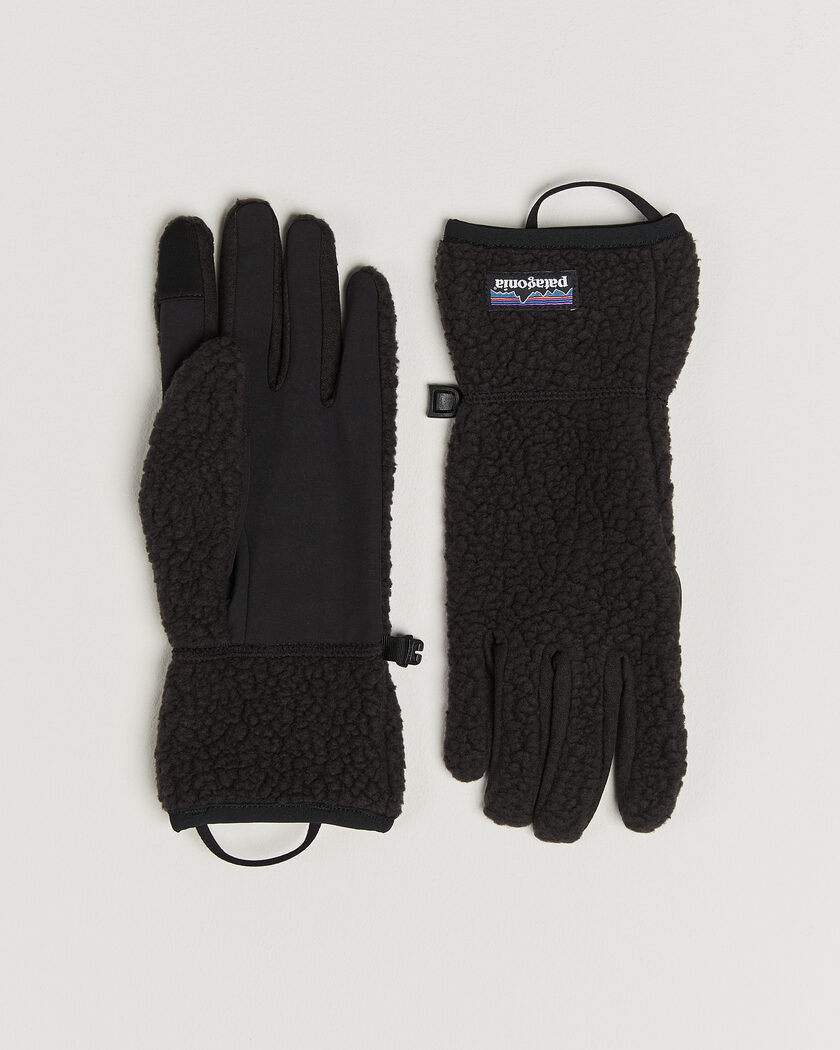 Patagonia Retro Pile Gloves Black – Nero