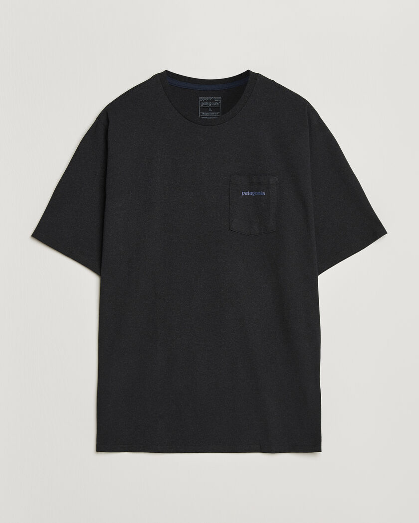 Patagonia Boardshort Logo Pocket Responsibili T-Shirt Ink Black – Nero