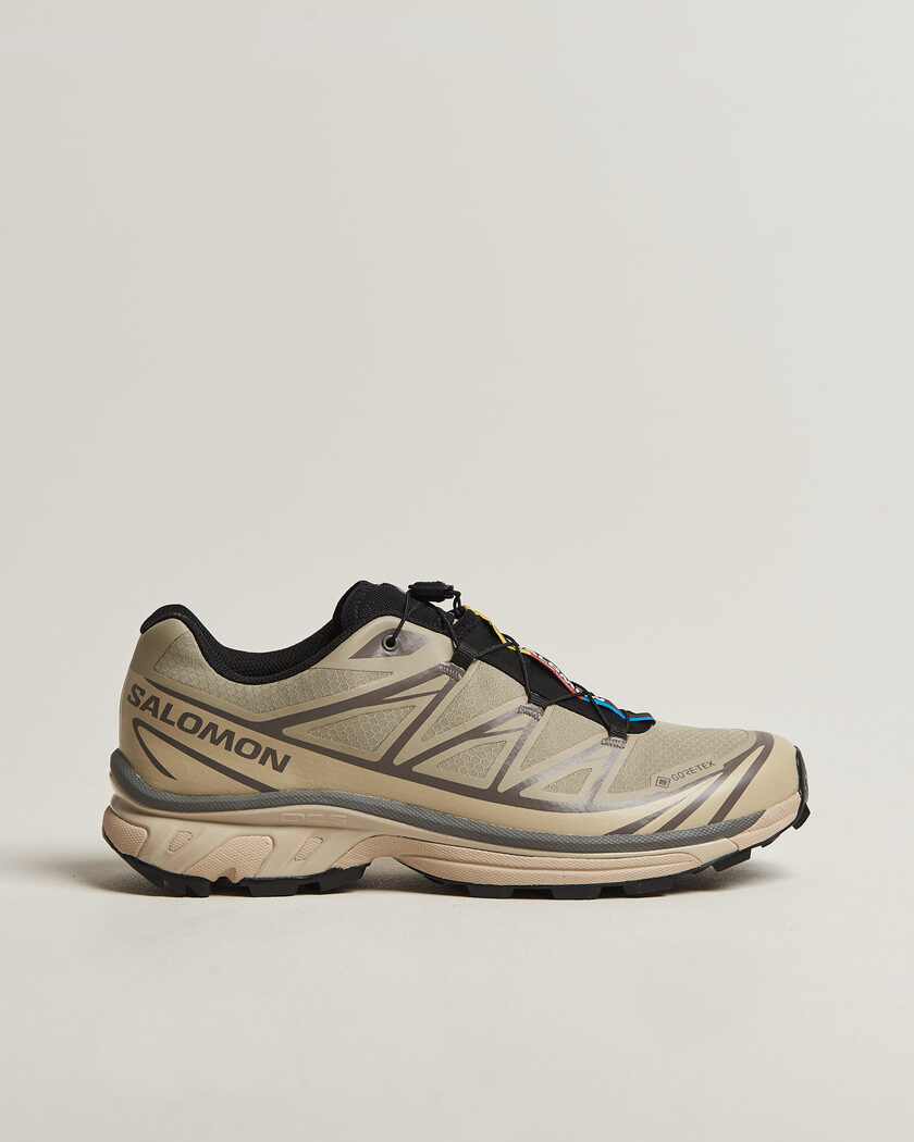 Salomon XT-6 GTX Sneakers White Pepper/Silver Sage – Verde