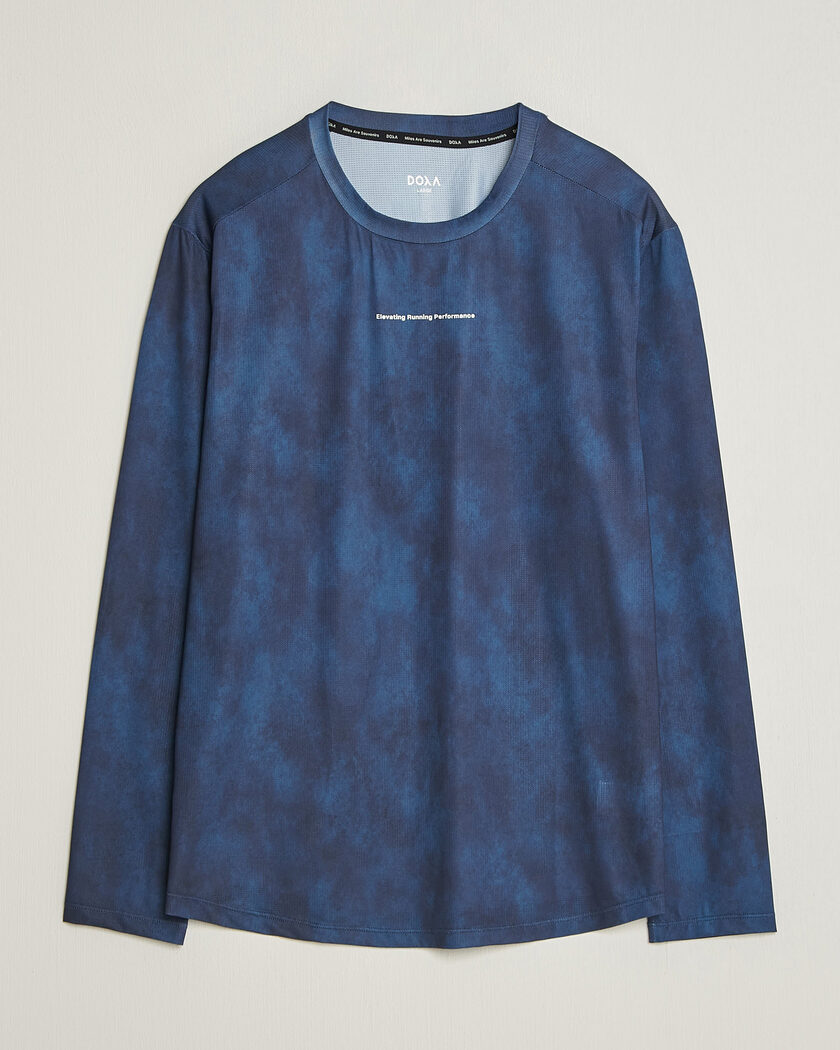 DOXA Rerun Long Sleeve T-Shirt Indigo – Grigio