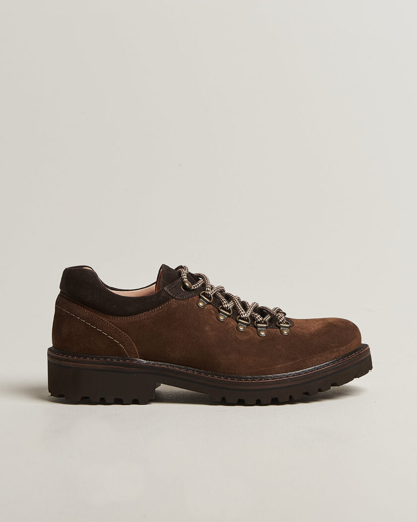 Astorflex Forflex Low Mountain Shoe Dark Khaki Suede – Marrone