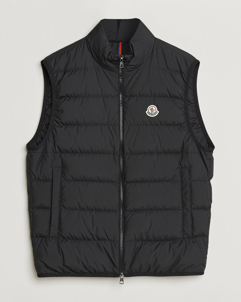  Moncler Contrin Down Vest Black – Nero
