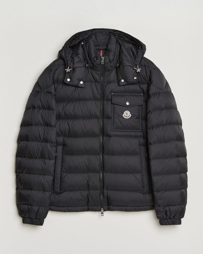 Moncler Verith Hooded Down Jacket Black – Nero