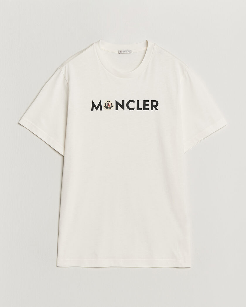 Moncler Logo Lettering T-Shirts White – Bianco