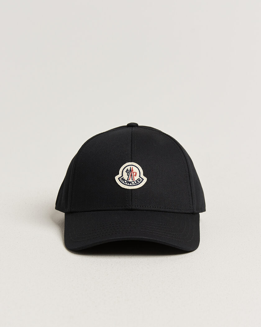 Moncler Logo Baseball Cap Black – Nero