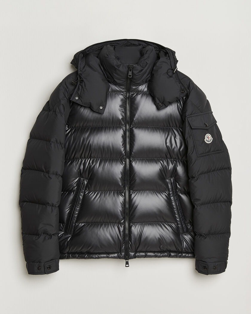 Moncler Maya Bi-Material Jacket Black – Nero
