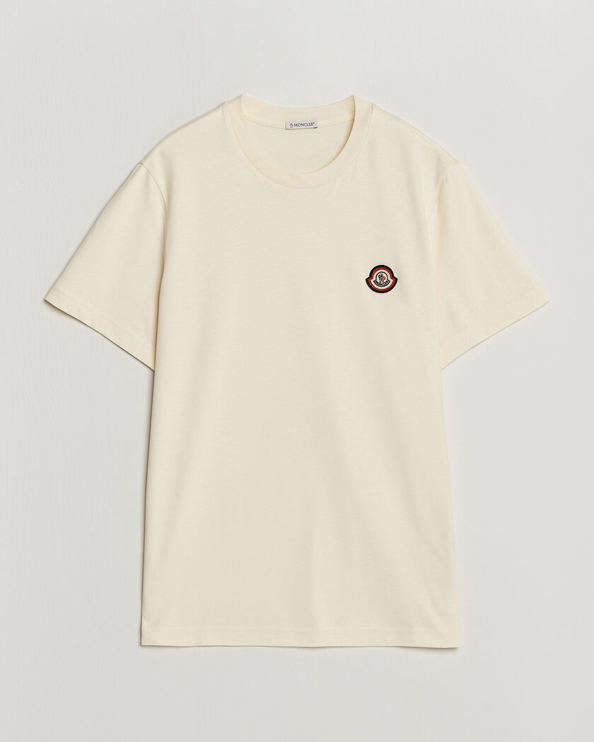 Moncler Logo T-Shirt Off White – Bianco