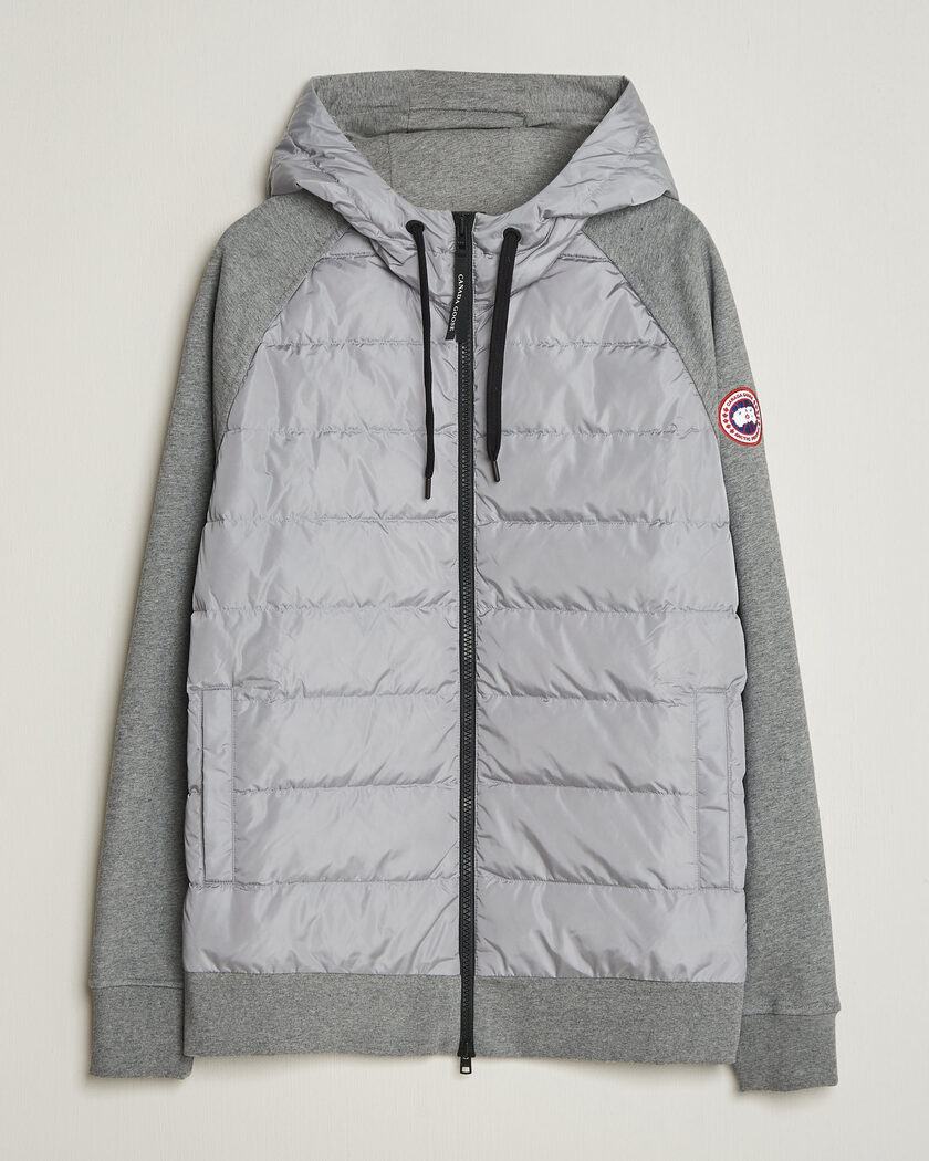 Canada Goose Hybridge Huron Full Zip Hoody Stone Heather – Grigio