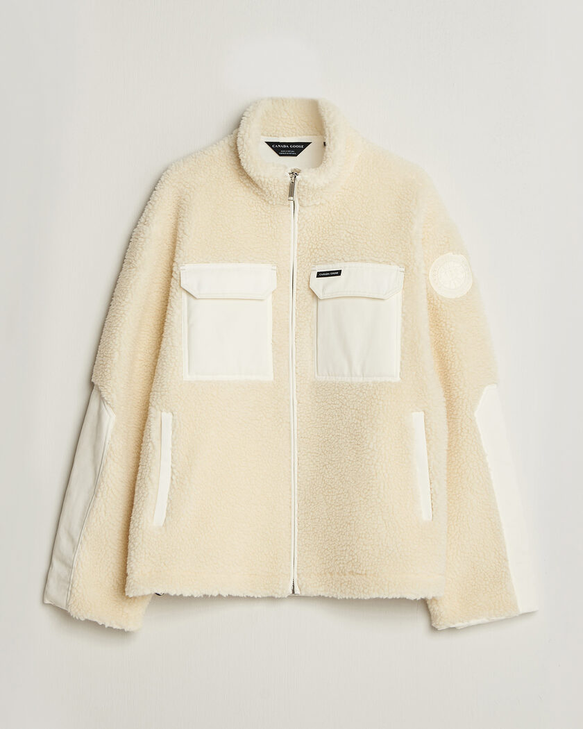 Canada Goose Harrier Fleece Jacket Bone – Bianco