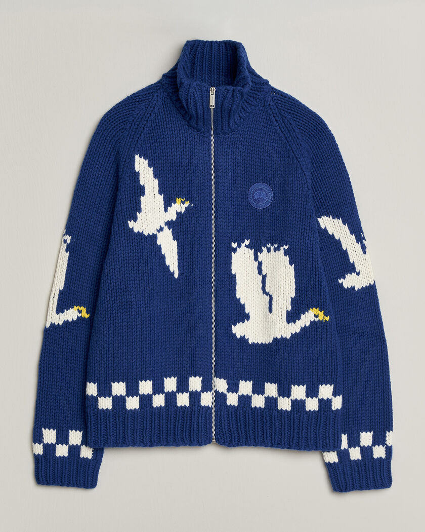 Canada Goose Moisie Knit Jacket Arctic Goose – Blu