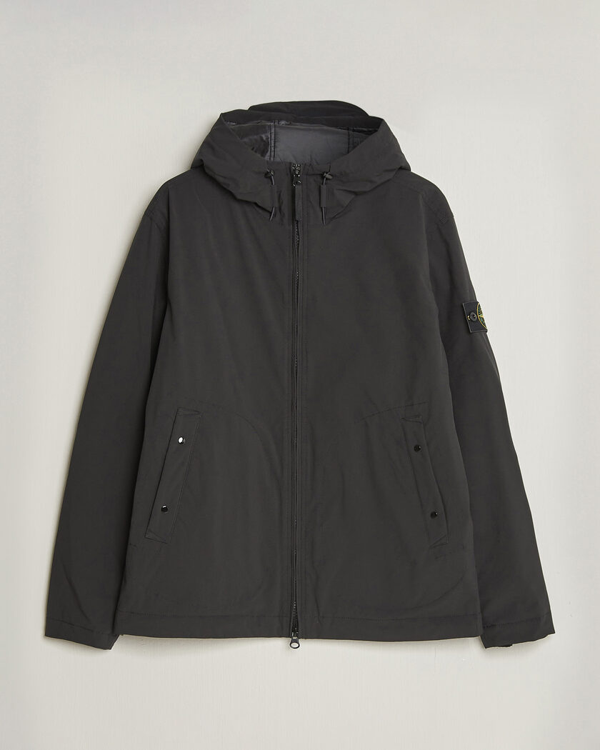 Stone Island Short Soft Shell Parka Black – Nero