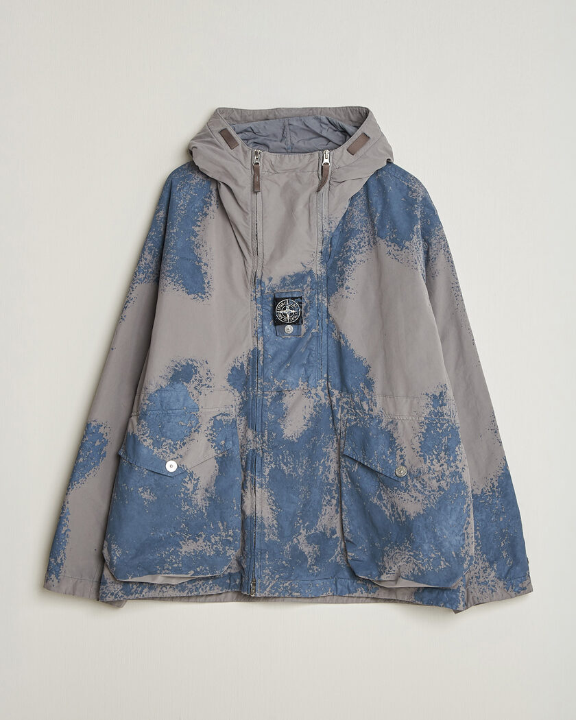 Stone Island Hand Painted David Light TC Short Parka Grey – Grigio