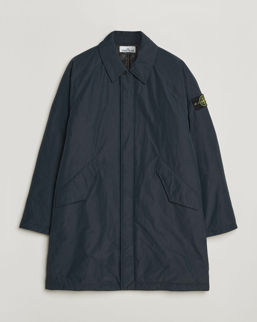 Stone Island Micro Reps Padded Coat Navy Blue – Blu