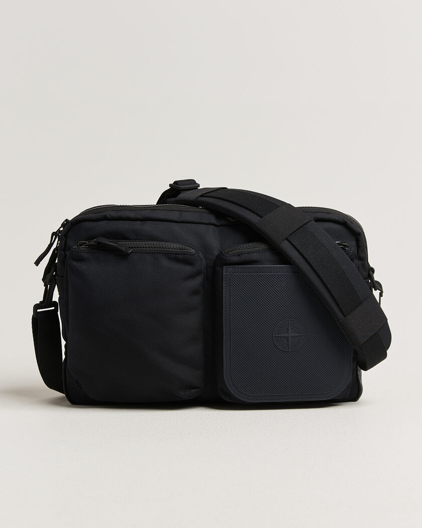 Stone Island Nylon Panama Shoulder Bag Navy Blue – Blu