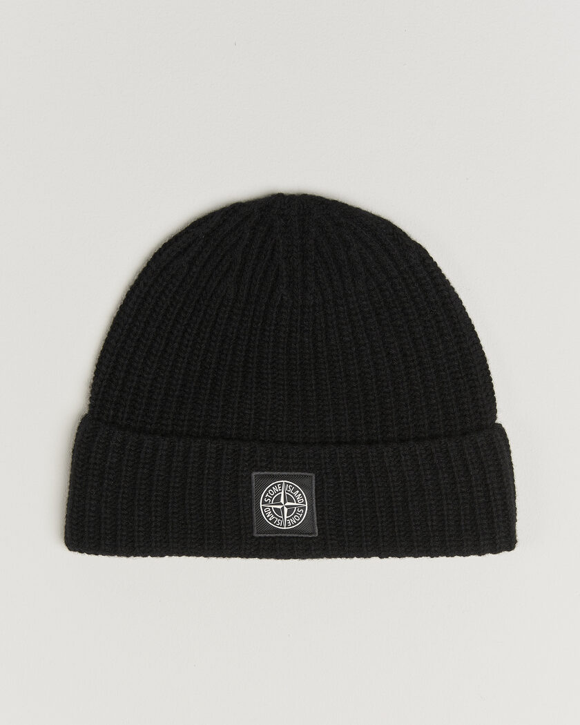  Stone Island Geelong Wool Hat Black – Nero