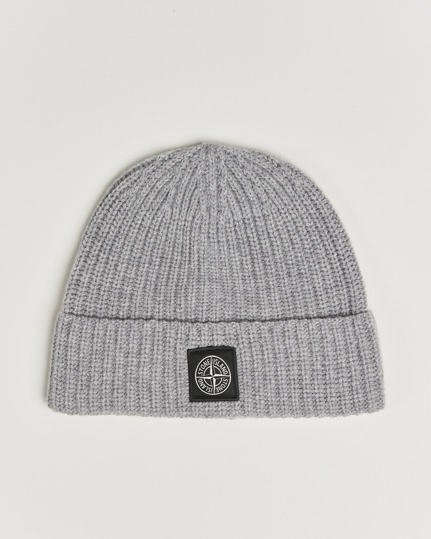  Stone Island Geelong Wool Hat Grey Melange – Grigio