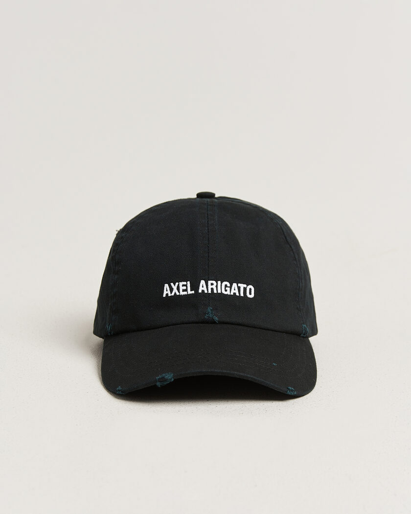 Axel Arigato AA Logo Cap Washed Black – Nero