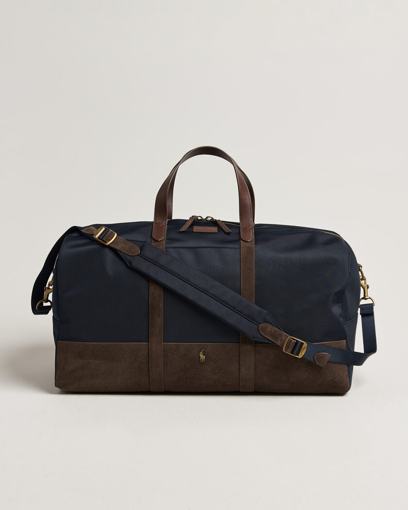 Polo Ralph Lauren Duffle Bag Newport Navy/Brown – Blu