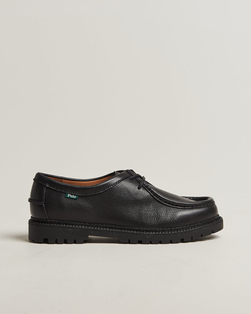 Polo Ralph Lauren Jett Apron Derby Shoe Black – Nero