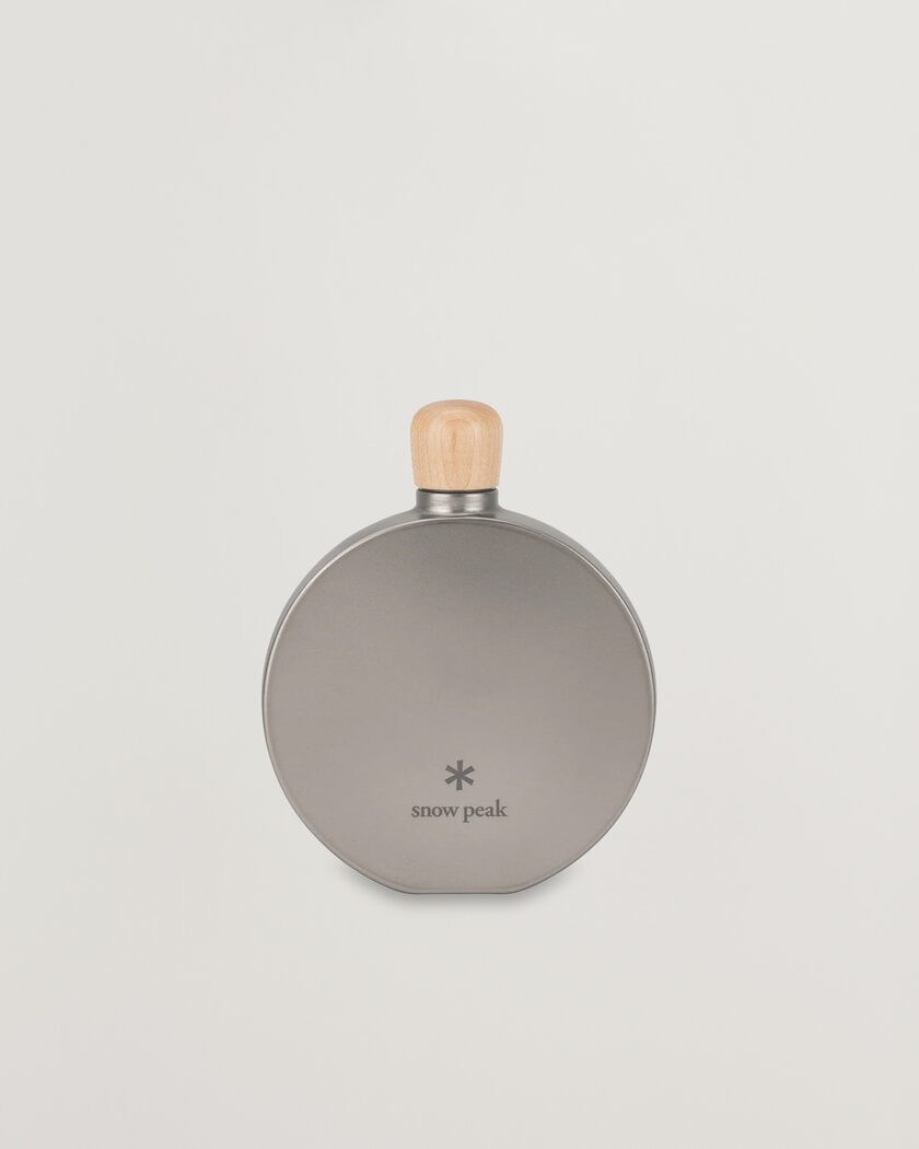 Snow Peak Curved Flask Titanium – Argento