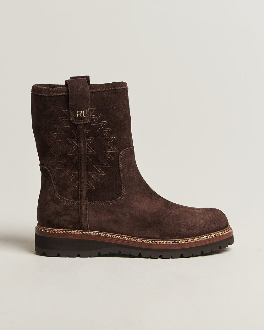 Polo Ralph Lauren Alpine Pullover Boot Dark Chocolate – Marrone