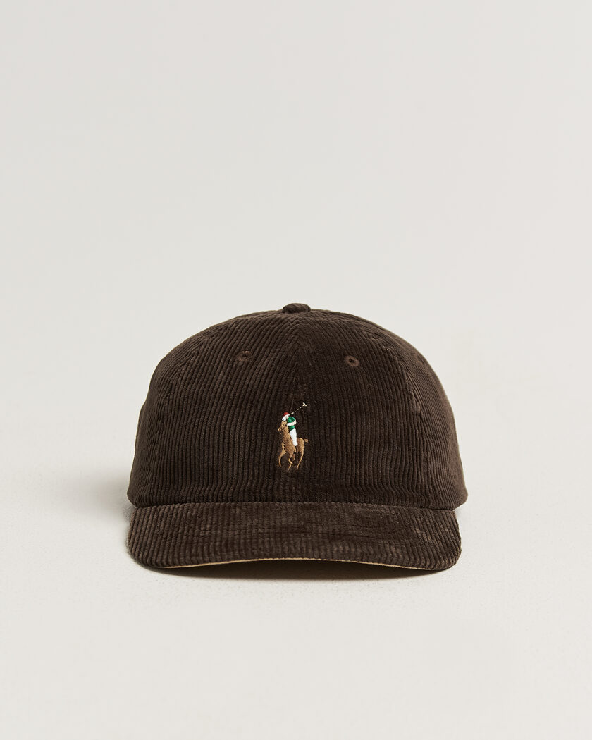 Polo Ralph Lauren Corduroy Cap Dark Beech – Marrone
