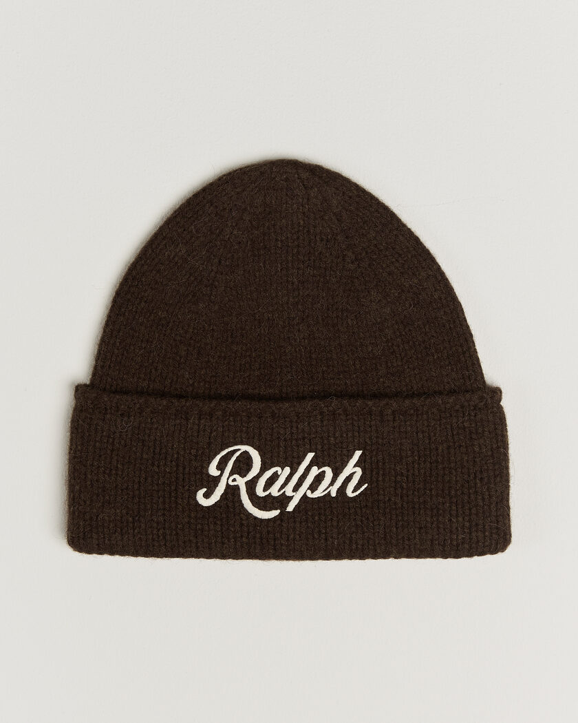 Polo Ralph Lauren Wool Blend Beanie Cooper Brown – Marrone