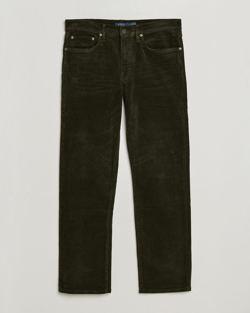 Polo Ralph Lauren Stretch Corduroy Straight Fit Pants Estate Olive – Verde