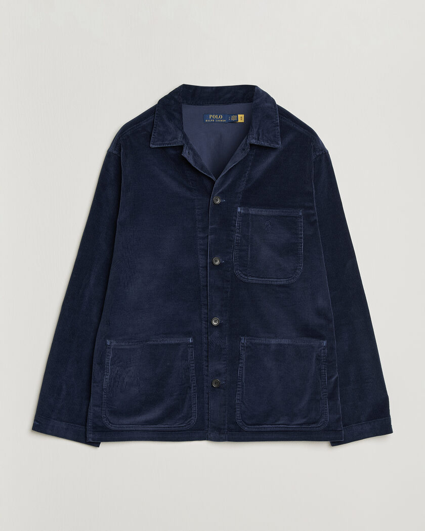 Polo Ralph Lauren Corduroy Overshirt Newport Navy – Blu
