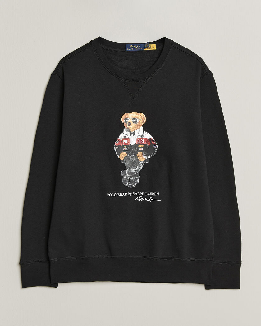 Polo Ralph Lauren Fleece Bear Sweatshirt Polo Black – Nero