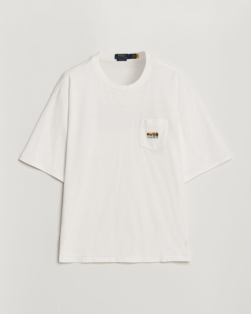 Polo Ralph Lauren Relaxed Fit Print T-Shirt Nevis – Bianco