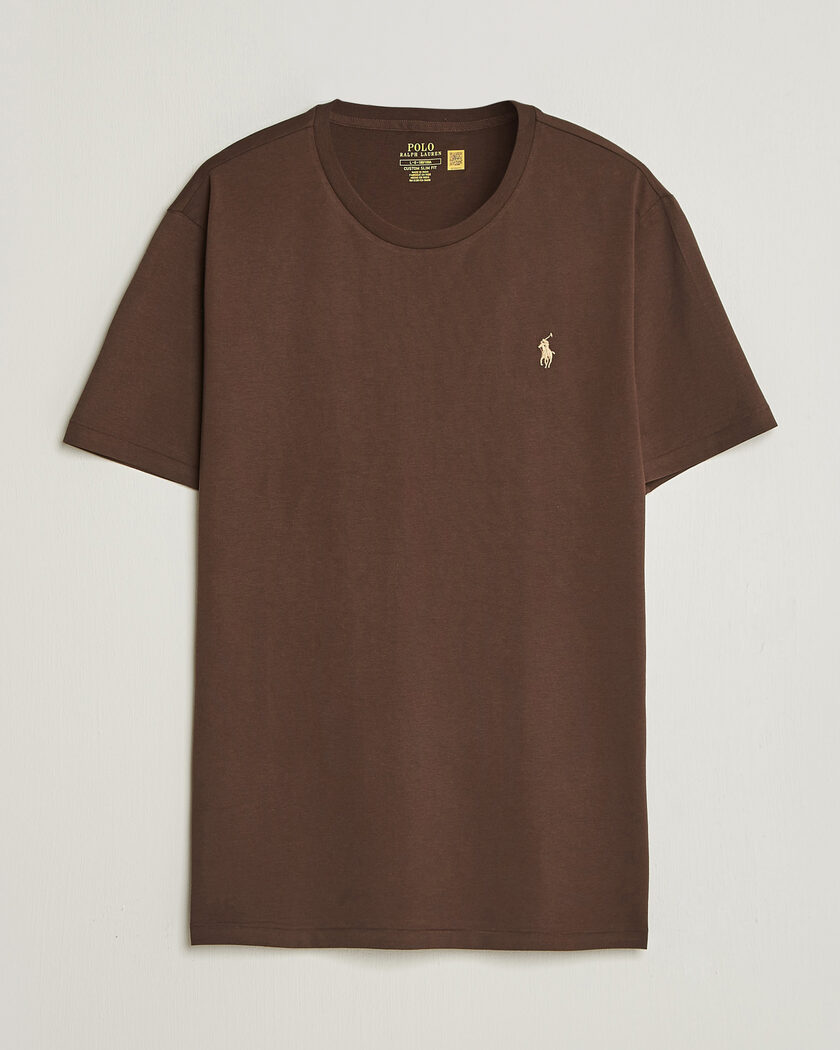  Polo Ralph Lauren Custom Slim Fit T-shirt Nutmeg Brown – Marrone