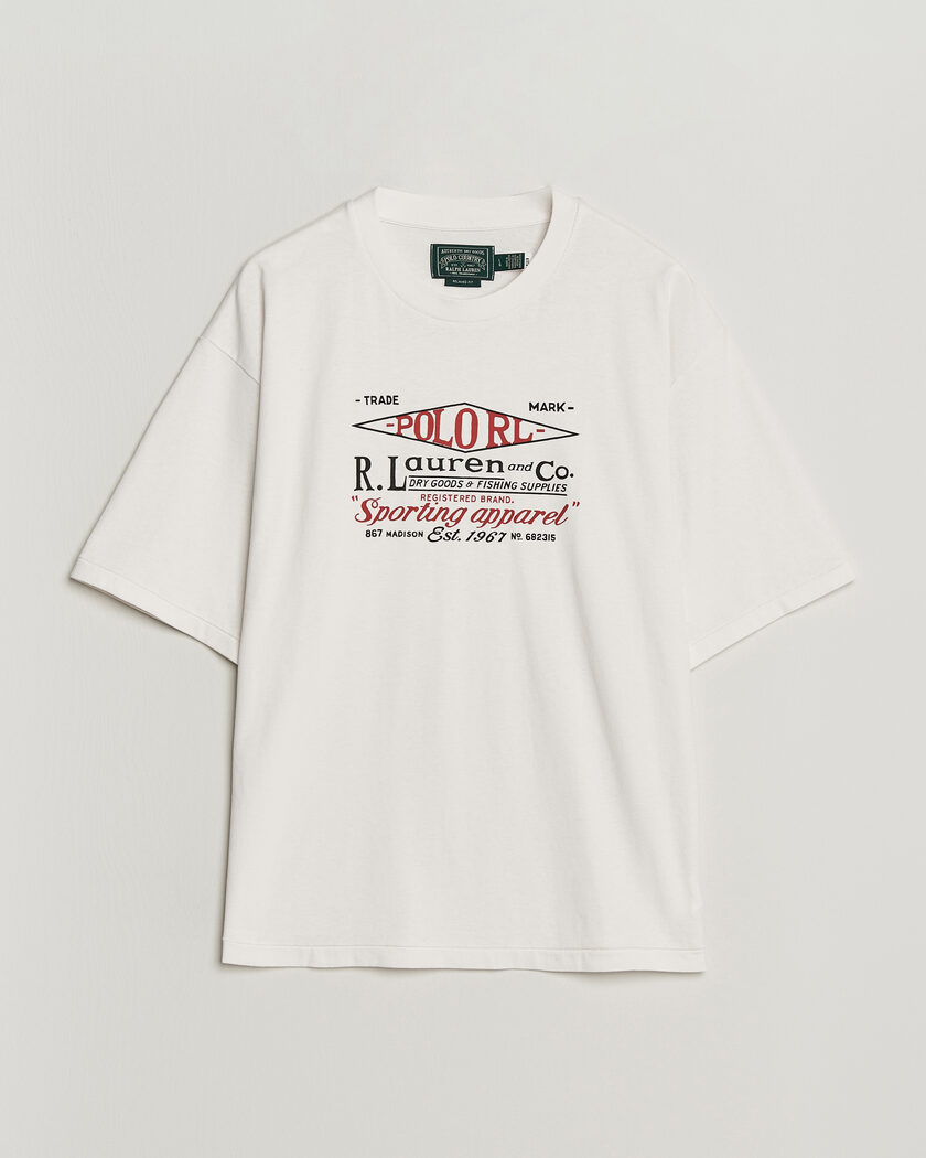 Polo Ralph Lauren Relaxed Fit Print T-Shirt Nevis – Bianco