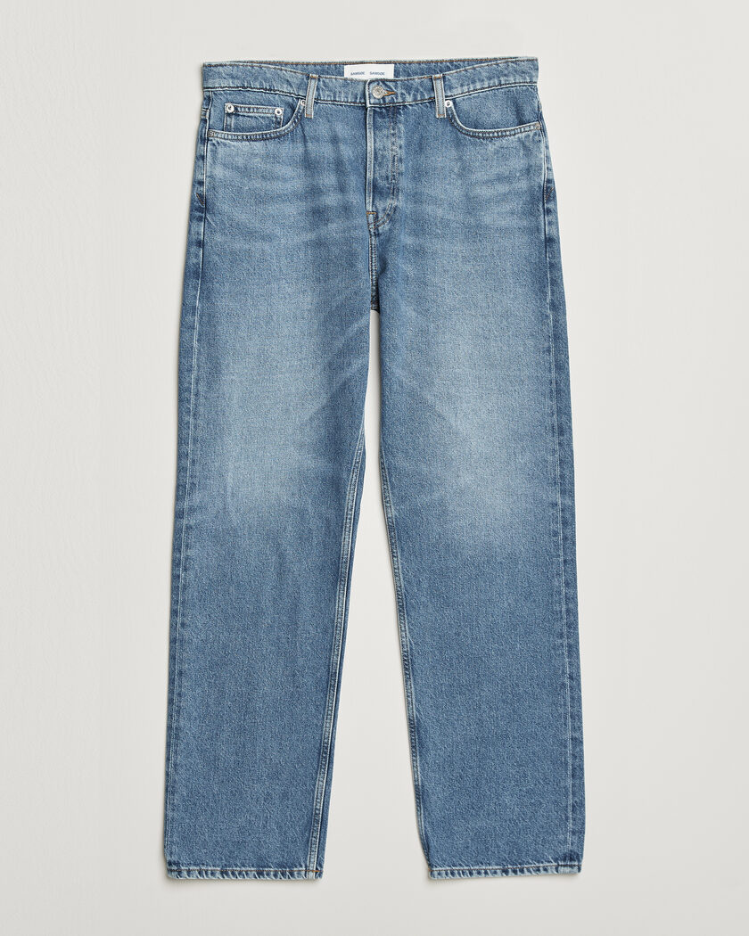 Samsøe Samsøe Eddie Regular Fit Jeans Retro Wash – Blu