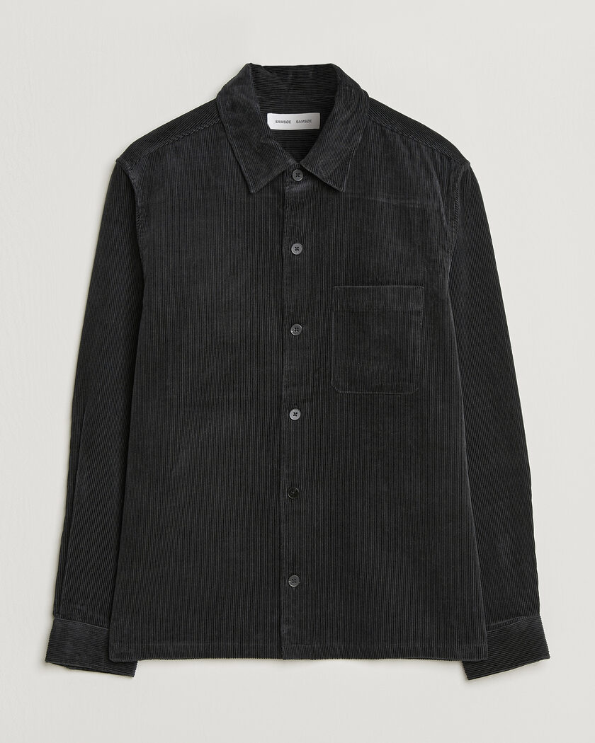 Samsøe Samsøe Damon Corduroy Overshirt Black – Nero