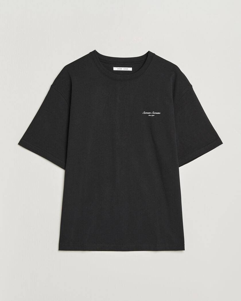 Samsøe Samsøe Uni Printed Crew Neck T-Shirt Black Building – Nero