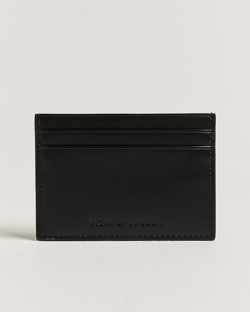 Tiger of Sweden Wake Leather Card Holder Black – Nero