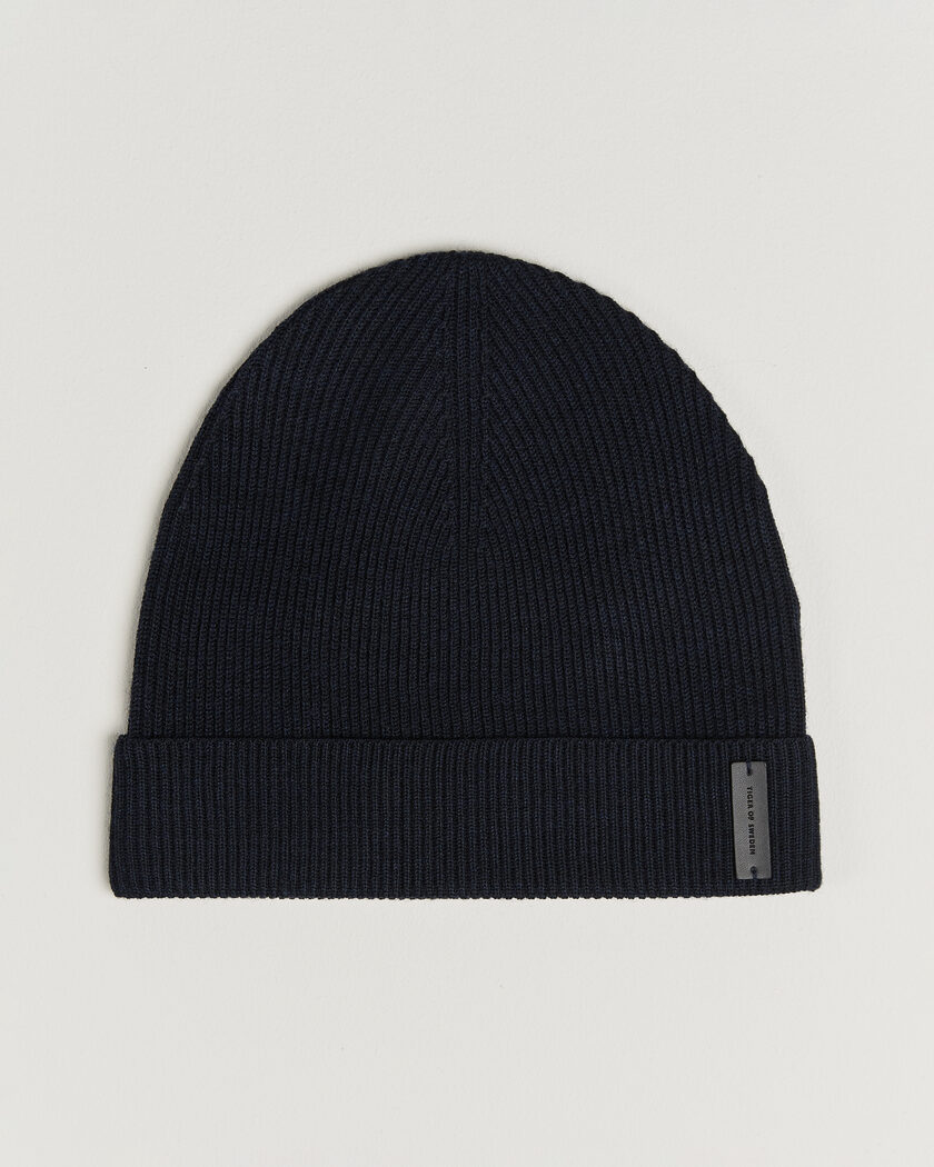 Tiger of Sweden Caldu Wool Beanie Light Ink – Blu