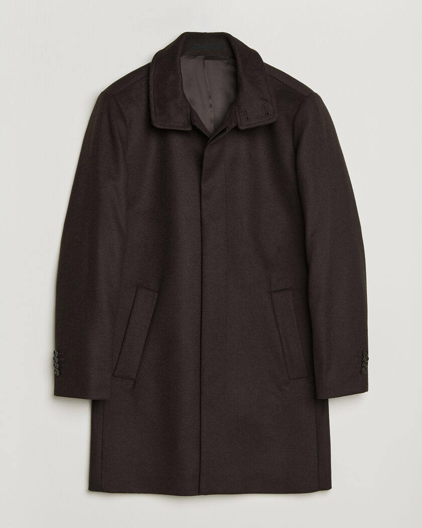 Tiger of Sweden Aleric Wool/Cashmere Coat Espresso – Marrone