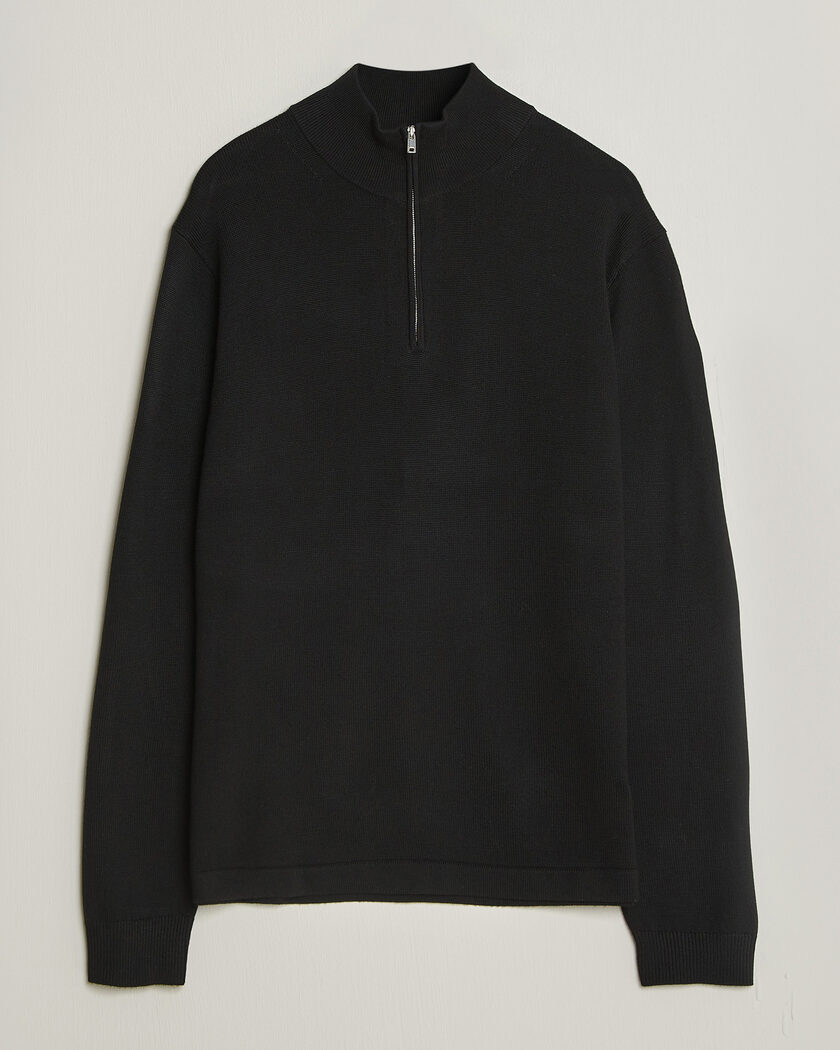 Tiger of Sweden Travis Wool Half Zip Black – Nero