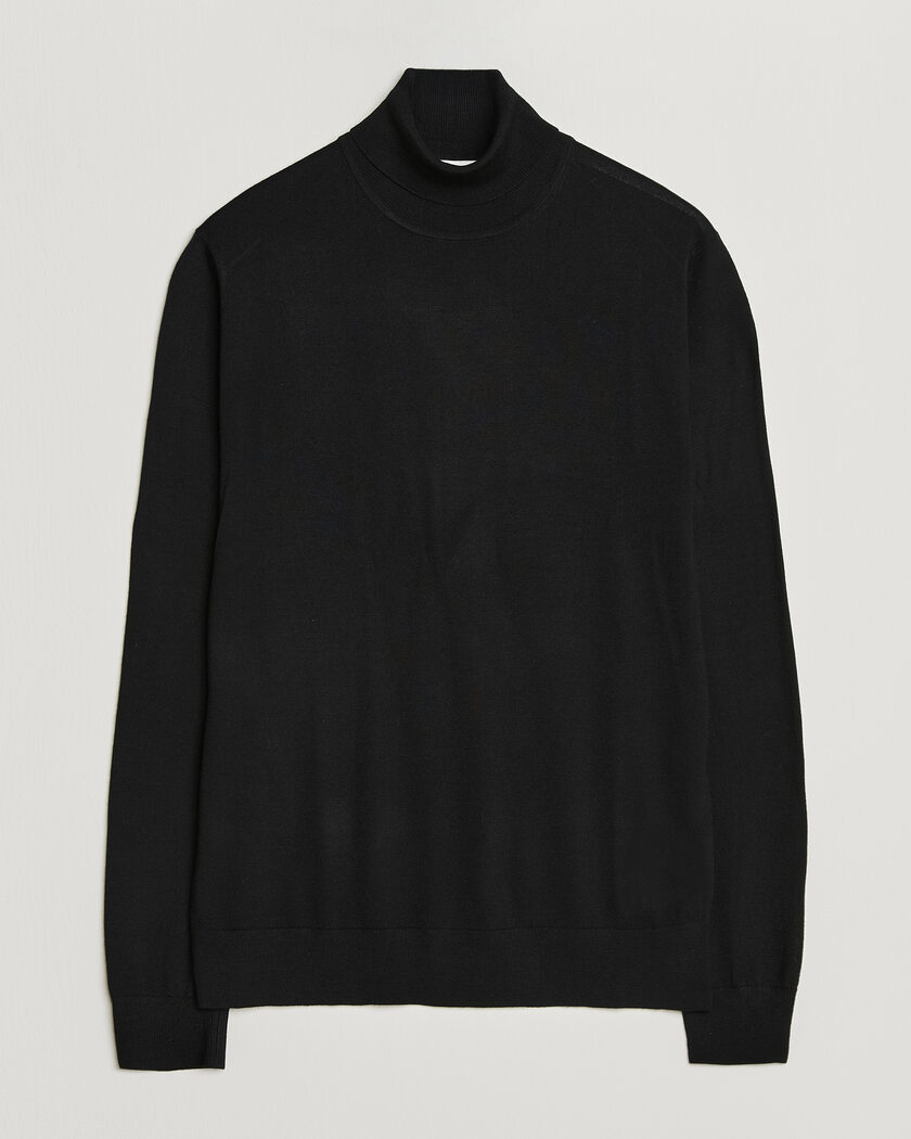 Tiger of Sweden Nevile Extra Fine Merino Polo Black – Nero