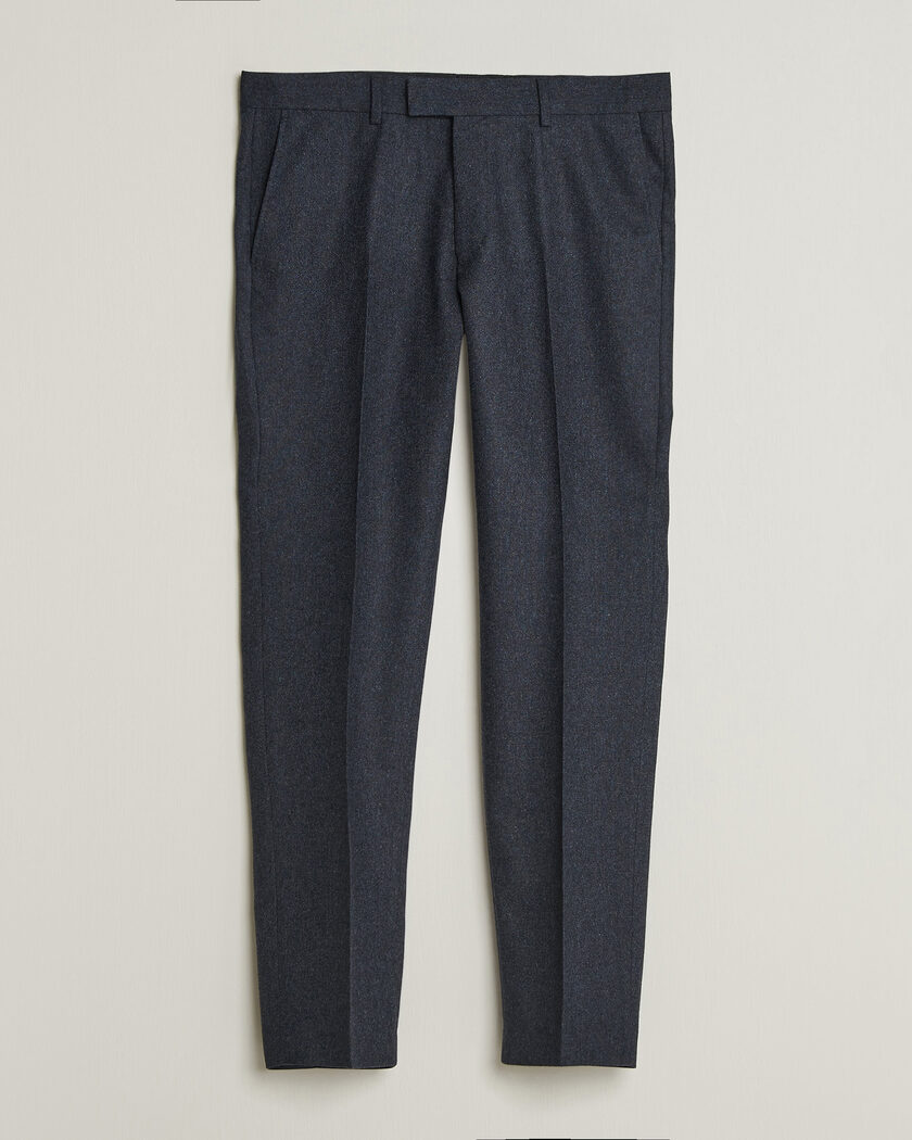 Tiger of Sweden Tenuta Wool Flannel Suit Trousers Midnight Blue – Blu